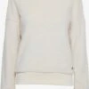 OXMO Pullover Rundhalspullover ANNICA Frauen Weiß