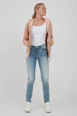 OXMO Sweatjacken Kapuzensweatjacke VENDELA Frauen Rosa -OXMO Verkaufs-Shop b02ea9f7279292cd7ad3a0ccb42b1d26