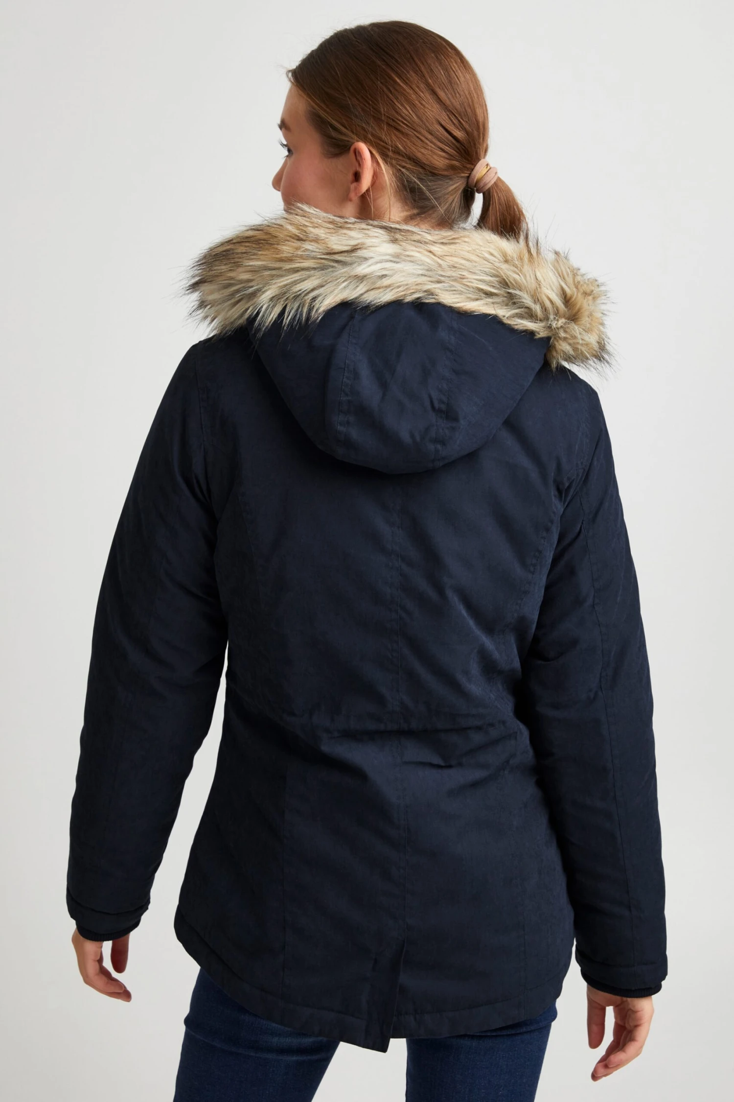 OXMO Winterjacken Winterjacke LONA Frauen Blaumeliert 4 OXMO Winterjacken Winterjacke LONA Frauen Blaumeliert – Bild 4