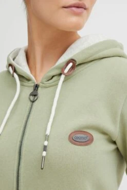 OXMO Sweatjacken Sweatshirtjacke Kate Frauen Hellgrün -OXMO Verkaufs-Shop b1637bfe8250bb0b57a4cf68a9026719