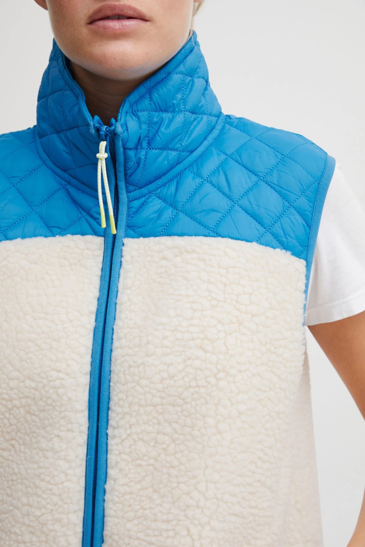 OXMO Westen Fleeceweste Oxbetty Frauen Blau 5 OXMO Westen Fleeceweste Oxbetty Frauen Blau – Bild 5