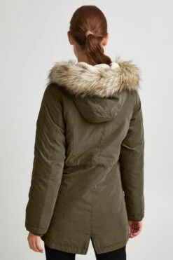 OXMO Winterjacken Parka Loka Frauen Dunkelgrün -OXMO Verkaufs-Shop b1d875c7b7c25f0e096192a5cea70395