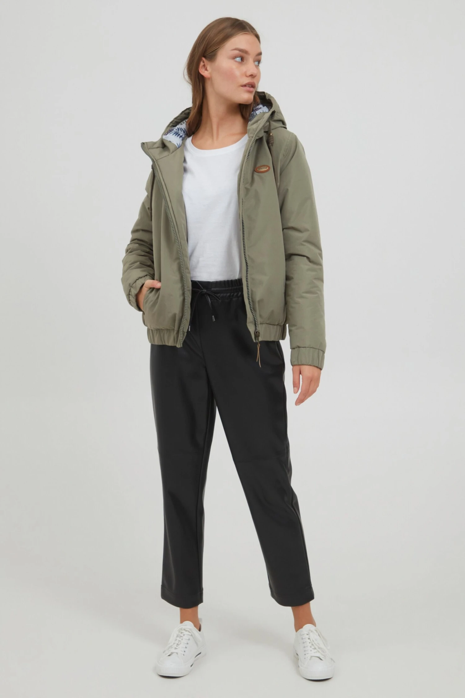 OXMO Winterjacken Winterjacke TANJA Frauen Oliv 3 OXMO Winterjacken Winterjacke TANJA Frauen Oliv – Bild 3