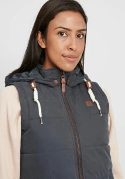 OXMO Westen Kurzweste Lew Frauen Blau 12 OXMO Westen Kurzweste Lew Frauen Blau -OXMO Verkaufs-Shop b371057905b0b5967b8fe6bf8aa896ed