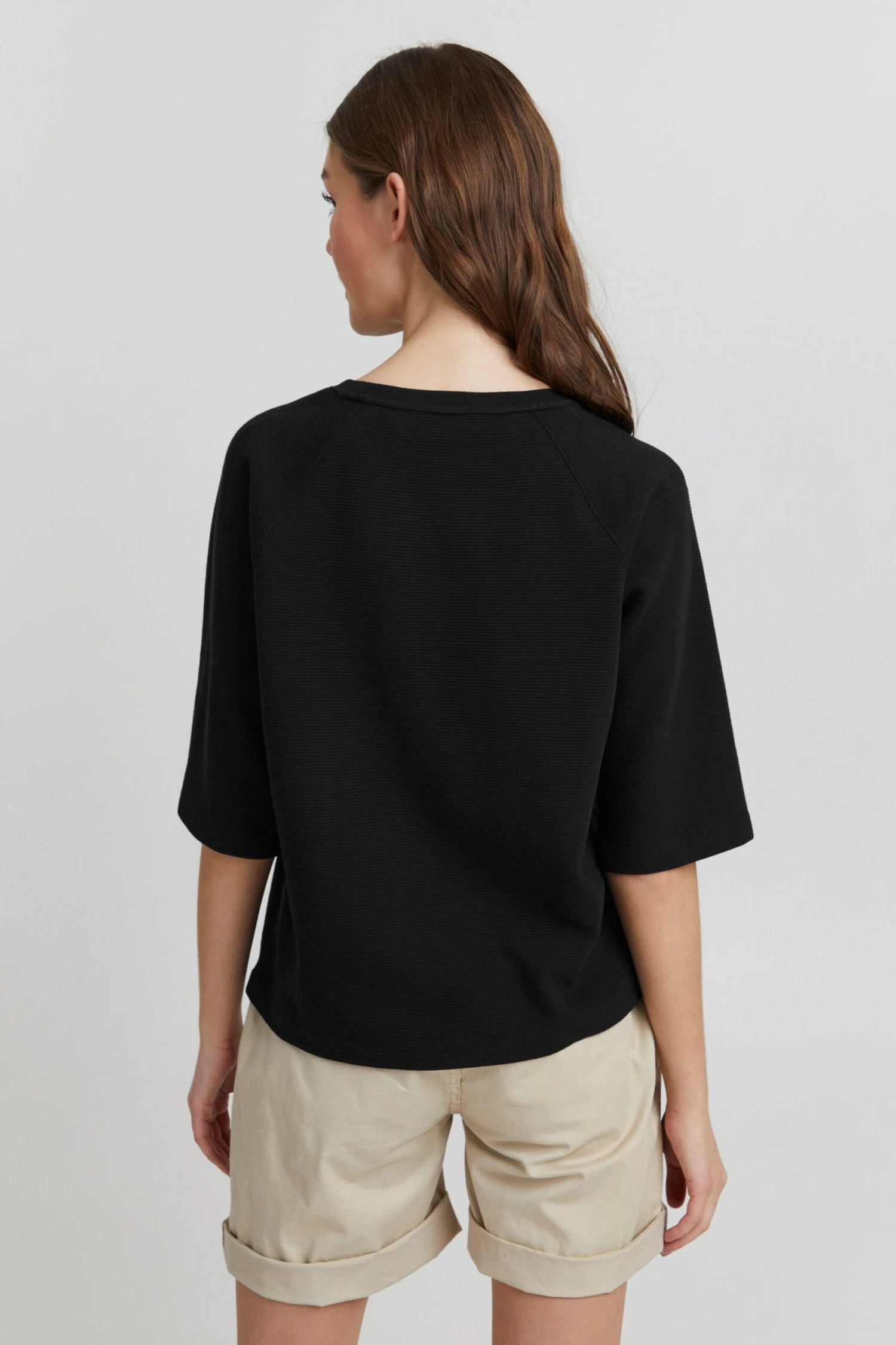 OXMO Pullover Rundhalspullover JONNE Frauen Schwarz 4 OXMO Pullover Rundhalspullover JONNE Frauen Schwarz – Bild 4