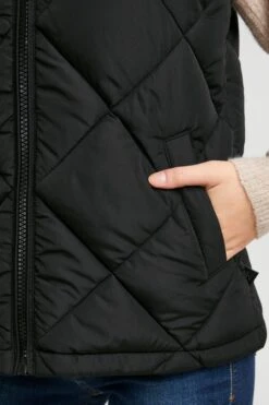 OXMO Westen Weste Stana Frauen Schwarz -OXMO Verkaufs-Shop b5243b9a540ff10d80e4065bdda64854