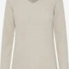 OXMO Pullover Strickpullover Hanna Frauen Beige