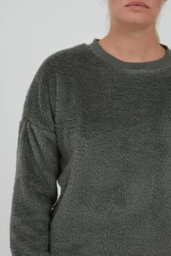 OXMO Pullover Rundhalspullover ANNICA Frauen Grau -OXMO Verkaufs-Shop b5636352c4d44478694dc6ab691b3e34