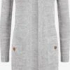 OXMO Strickjacken Strickjacke Philetta Frauen Grau