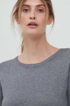 OXMO Pullover Strickpullover Edda Frauen Graumeliert 10 OXMO Pullover Strickpullover Edda Frauen Graumeliert -OXMO Verkaufs-Shop b74688eb8b6405dea19caad8fc2c8825