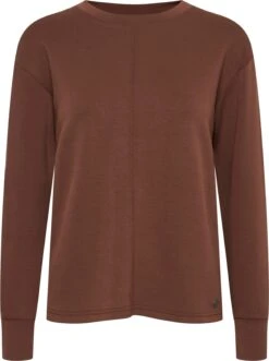 OXMO Pullover Sweatshirt Pea Frauen Braun -OXMO Verkaufs-Shop b763377a6e664c3214c3585fb6daa032