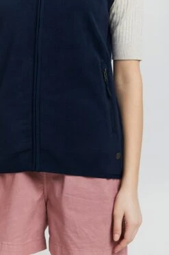 OXMO Westen Fleeceweste Ragnara Frauen Dunkelblau / Blaumeliert -OXMO Verkaufs-Shop b81806574ac7114e1c773efebf09e15d