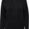 OXMO Rollkragenpullover Pullover Rita Frauen Schwarz