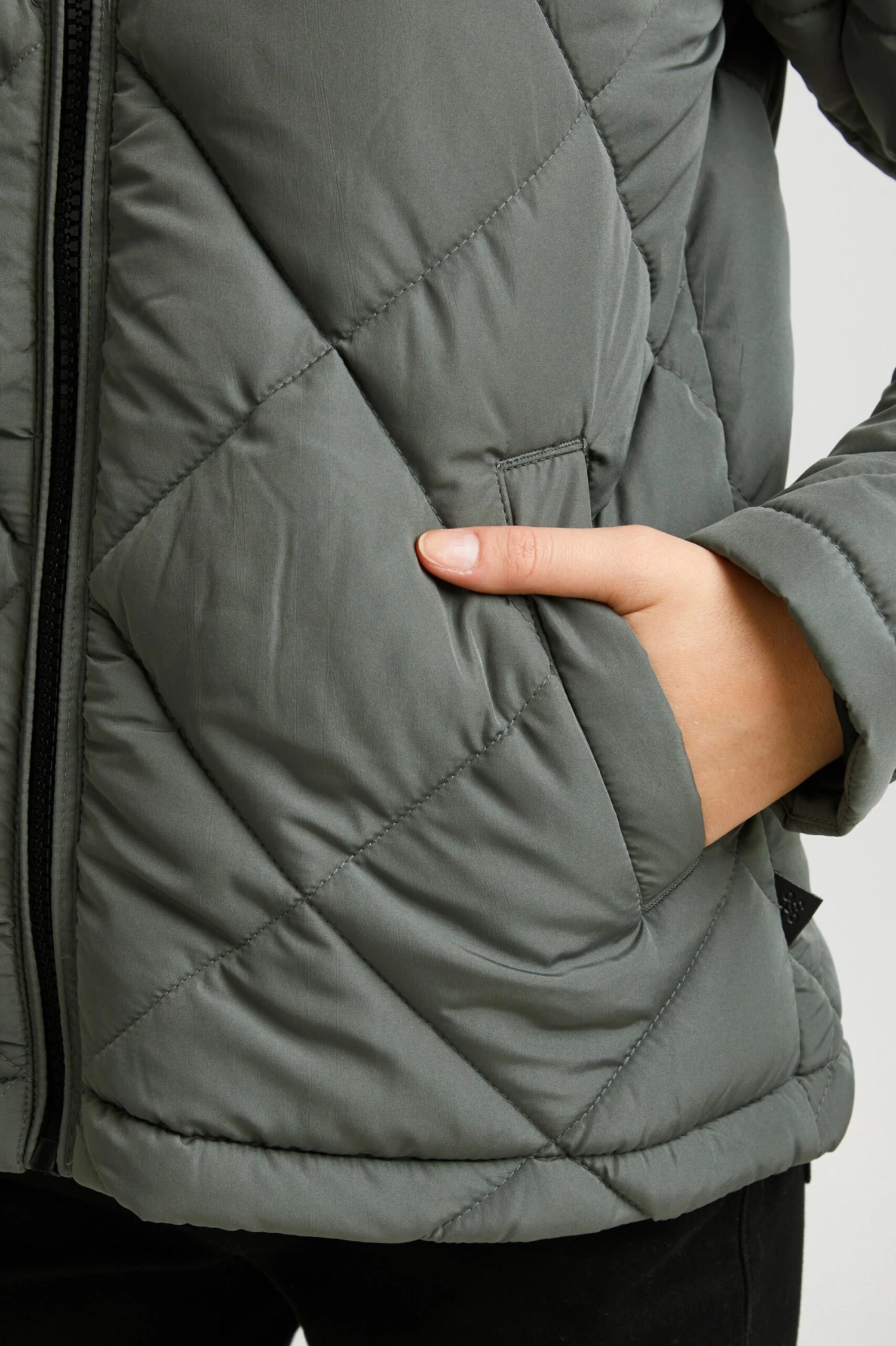 OXMO Übergangsjacken Übergangsjacke Frauen Grau 6 OXMO Übergangsjacken Übergangsjacke Frauen Grau – Bild 6