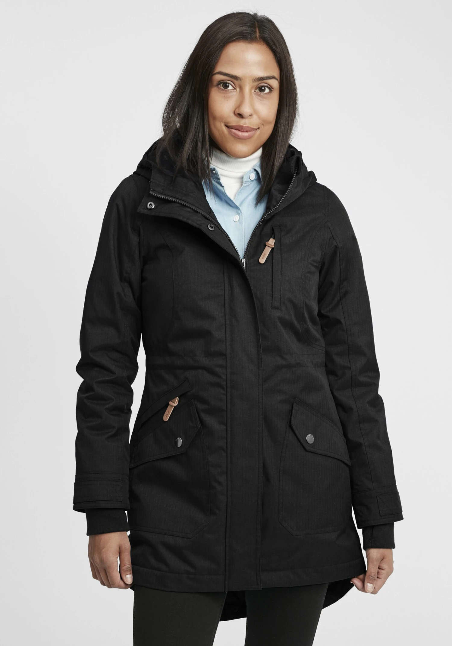 OXMO Übergangsjacken Parka Bella Frauen Schwarz 2 OXMO Übergangsjacken Parka Bella Frauen Schwarz – Bild 2