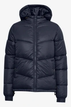OXMO Winterjacken Steppjacke TABEA Frauen Dunkelblau