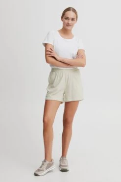 OXMO Shorts Regular Hose Frauen Beige -OXMO Verkaufs-Shop bc110239926764b22a814ad85d819435