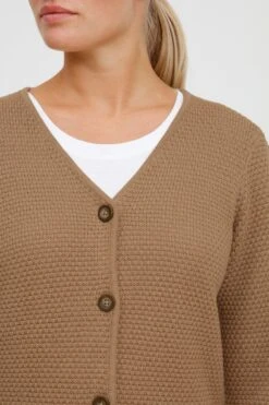 OXMO Strickjacken Strickjacke Helga Frauen Braun -OXMO Verkaufs-Shop bda17dfb6545e8d503252b0655f277dc