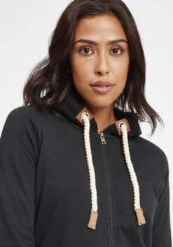 OXMO Sweatjacken Kapuzensweatjacke Matilda Frauen Schwarz -OXMO Verkaufs-Shop bf5c4157c598fcabd5759dbd68083241