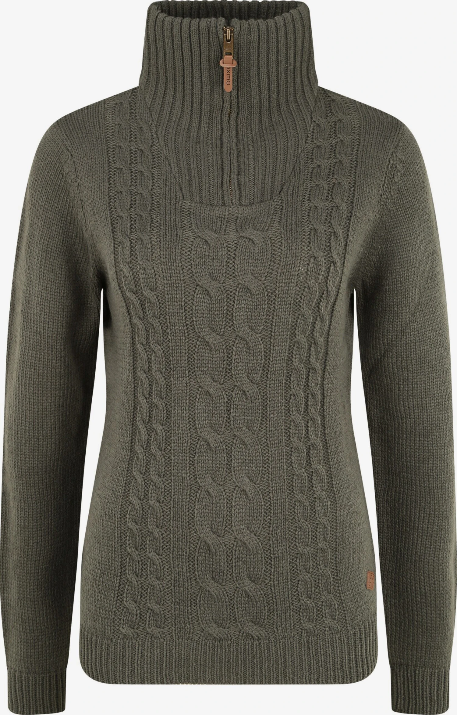 OXMO Rollkragenpullover Strickpullover Carry Frauen Grau 1 OXMO Rollkragenpullover Strickpullover Carry Frauen Grau