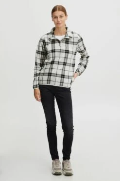 OXMO Outdoorjacken Outdoorjacke CHINNE Frauen Grau / Weiß -OXMO Verkaufs-Shop c176724975d309e0dfbe3f1bdb7634ba