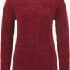 OXMO Feinstrickpullover Pullover Estella Frauen Rot