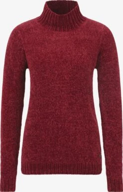OXMO Feinstrickpullover Pullover Estella Frauen Rot