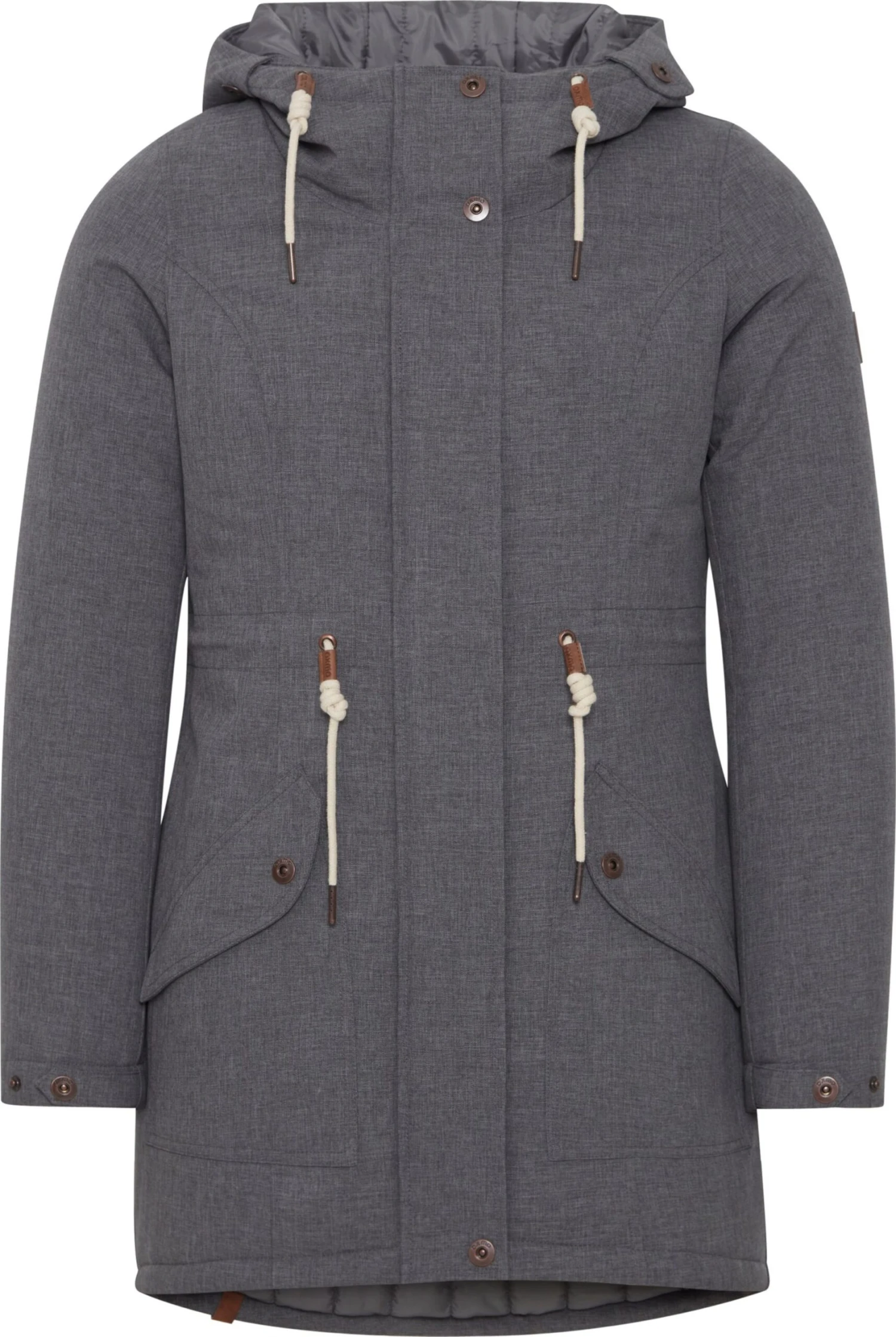 OXMO Jacken Parka Melly Frauen Dunkelgrau 3 OXMO Jacken Parka Melly Frauen Dunkelgrau – Bild 3