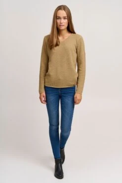 OXMO Pullover Strickpullover HANNA Frauen Braun -OXMO Verkaufs-Shop c4f1106a976a5f1b80bb183c2cb14ceb