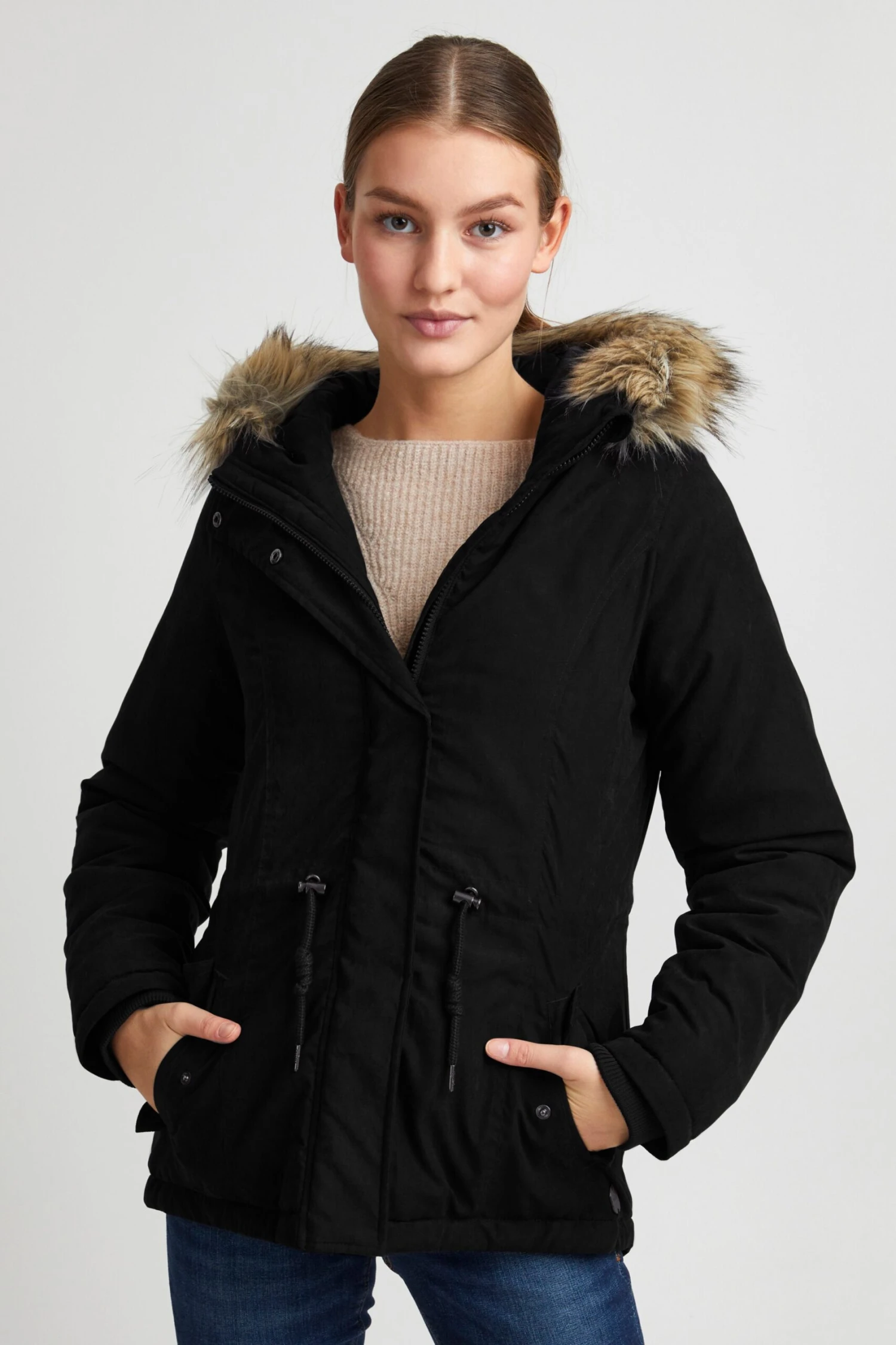 OXMO Winterjacken Winterjacke LONA Frauen Schwarz 2 OXMO Winterjacken Winterjacke LONA Frauen Schwarz – Bild 2