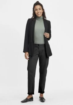 OXMO Chinos Regular Chinohose Doneta Frauen Schwarz -OXMO Verkaufs-Shop c706183fa89e2c04289b537319c72b15