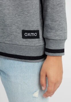 OXMO Sweatshirts Sweatshirt Omaya Frauen Schwarz -OXMO Verkaufs-Shop c7a5b41eac9612cbf796b10580f927a8
