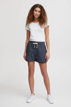 OXMO Shorts Regular Sweatshorts Oxvenice Frauen Dunkelblau -OXMO Verkaufs-Shop c80fafb4aea31ba6ee69b4a621f087e9