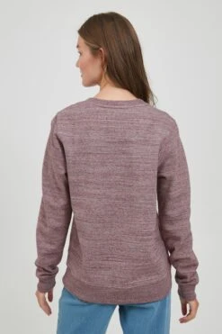 OXMO Sweatshirts Rundhalspullover Hella Frauen Braunmeliert -OXMO Verkaufs-Shop c8778f3b47fdb0027722bad4b51bd270