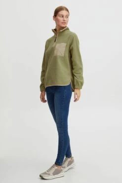 OXMO Pullover Stricktroyer Piala Frauen Grün -OXMO Verkaufs-Shop c89fb29f7c14dbb7691023ddf2214f3b