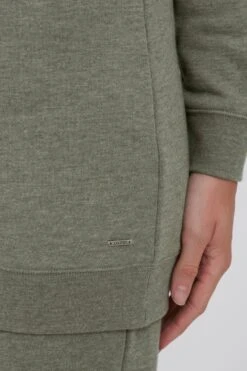 OXMO Sweatjacken Kapuzensweatjacke Olinda Frauen Grünmeliert -OXMO Verkaufs-Shop c9af691f47c5bfff6a3819275cf7d553