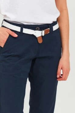 OXMO Chinos Slimfit Chinohose Chakira Frauen Navy -OXMO Verkaufs-Shop ca55c340c87e93101db51c79138f3bd4