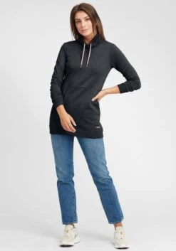 OXMO Longpullover Hoodie Vilma Frauen Grau -OXMO Verkaufs-Shop cb747a793c17a924b2abd686e3f0b73b