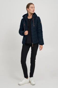 OXMO Winterjacken Winterjacke Mala Frauen Blaumeliert -OXMO Verkaufs-Shop cd193ab6bfca11c80485f370e51a84b4