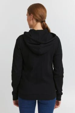 OXMO Sweatjacken Kapuzensweatshirtjacke Lova Frauen Schwarz -OXMO Verkaufs-Shop cd4a5c0f3a7a9c1da25fff2f93d44acf