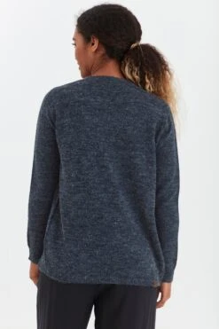 OXMO Strickjacken Strickjacke NENA Frauen Blau / Grau -OXMO Verkaufs-Shop ceb4071797ca075ec00a6a13d29bd0fa