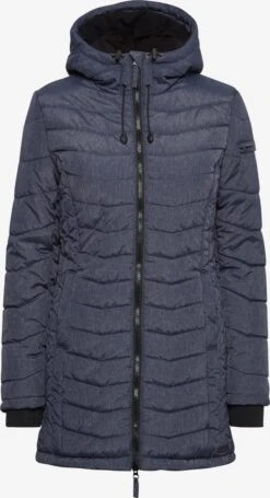 OXMO Winterjacken Steppmantel NELLY Frauen Indigo