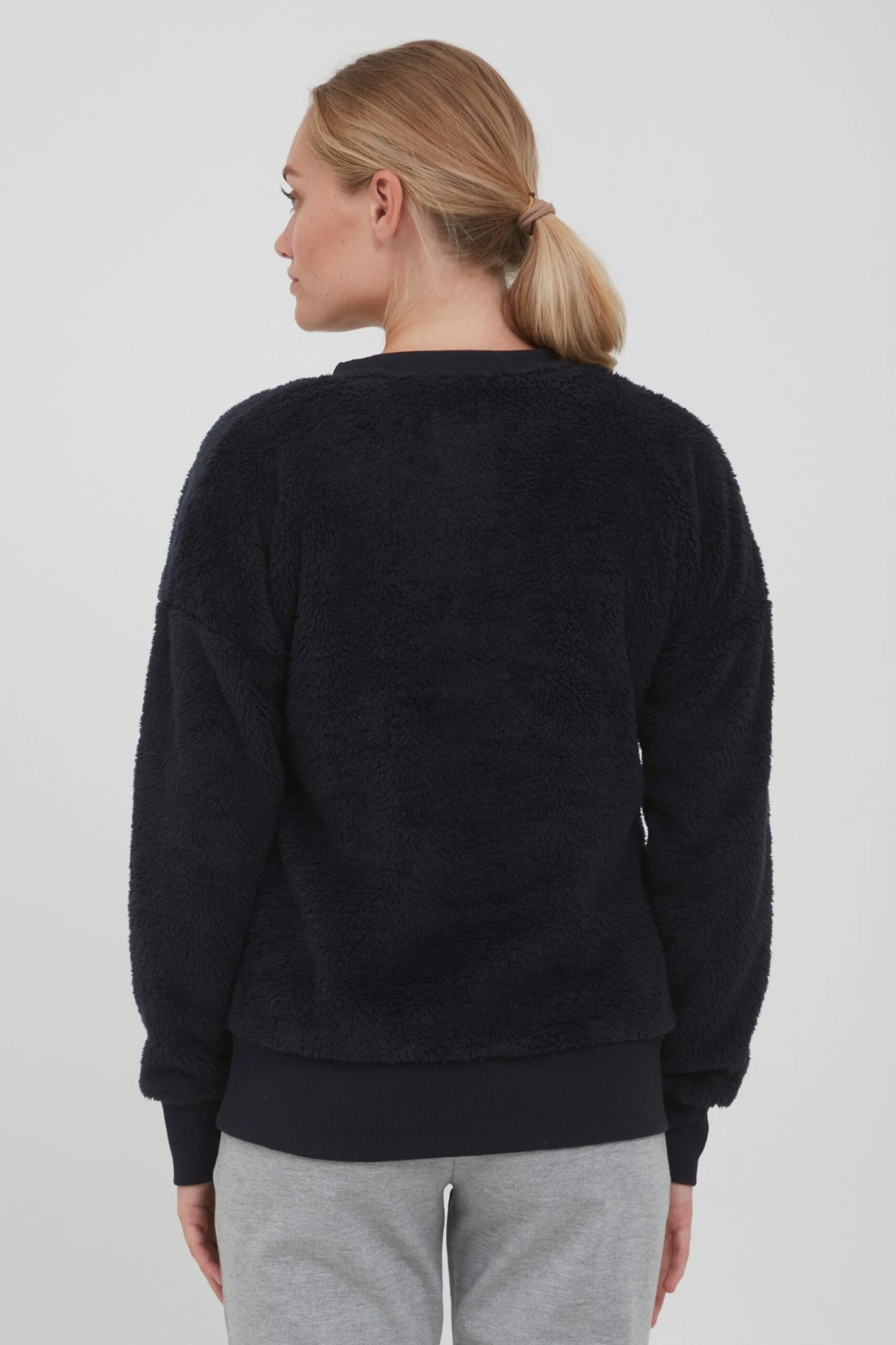 OXMO Pullover Rundhalspullover ANNICA Frauen Dunkelblau 4 OXMO Pullover Rundhalspullover ANNICA Frauen Dunkelblau – Bild 4