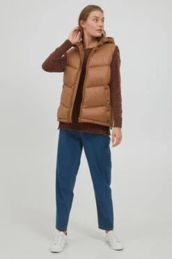 OXMO Westen Steppweste TABITA Frauen Braun 8 OXMO Westen Steppweste TABITA Frauen Braun -OXMO Verkaufs-Shop d150142f0e4d69275b2b12fa08b6696c