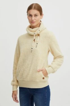 OXMO Pullover & Strick Pullover Anniki Frauen Hellbeige -OXMO Verkaufs-Shop d1801b229a85c33053e3b3b838371e53