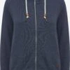 OXMO Sweatjacken Kapuzensweatjacke ULLA Frauen Dunkelblau