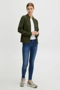 OXMO Strickjacken Strickjacke Sal Frauen Grün -OXMO Verkaufs-Shop d482ae319be89cbeebcd1dca4073b555