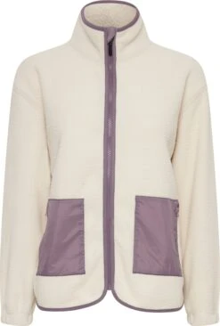 OXMO Übergangsjacken Fleecejacke Oxpiper Frauen Beige -OXMO Verkaufs-Shop d6a90eada8c0e1de8712889ec66b2aff