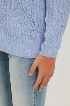 OXMO Feinstrickpullover Pullover Chiara Frauen Himmelblau -OXMO Verkaufs-Shop d748844bd40c429bd9299d7fd5bd73cf