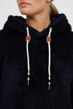 OXMO Kapuzenpullover Hoodie ANNIKEN Frauen Dunkelblau -OXMO Verkaufs-Shop d7829eec1de4e2677cde143efd6cbf2d